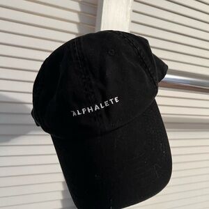 Alphalete Black Cap with Logo